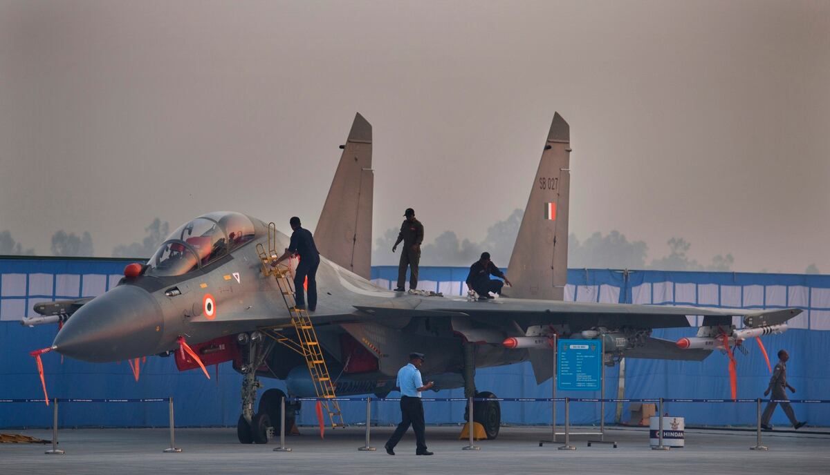 Su-30MKI with R-77 AAM 