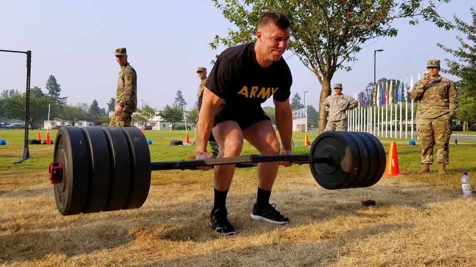 The Army is testing a new combat fitness test