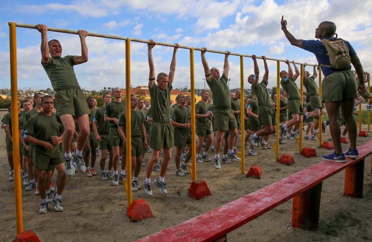 Men and women at Marine boot camp will continue training separately