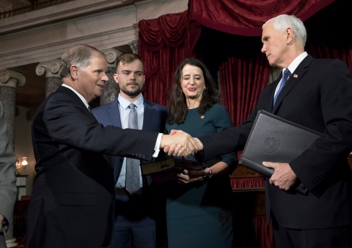 Gop S Senate Majority Shrinks With Jones Sworn Into Office
