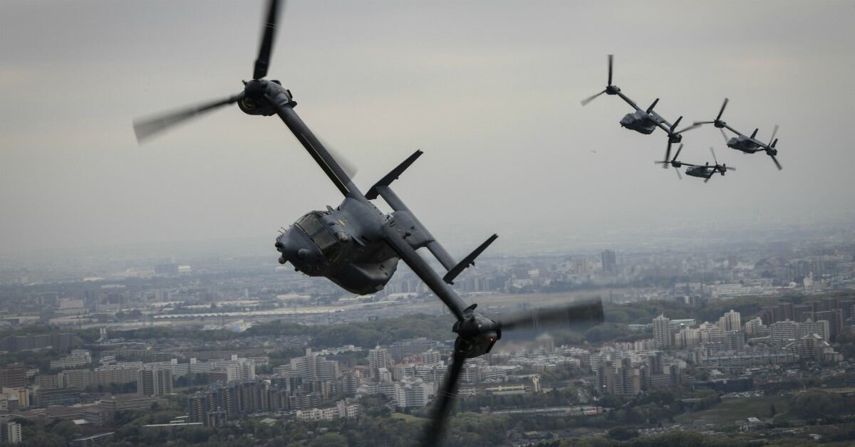 Air Force Ospreys Spotted In Vietnam For First Time