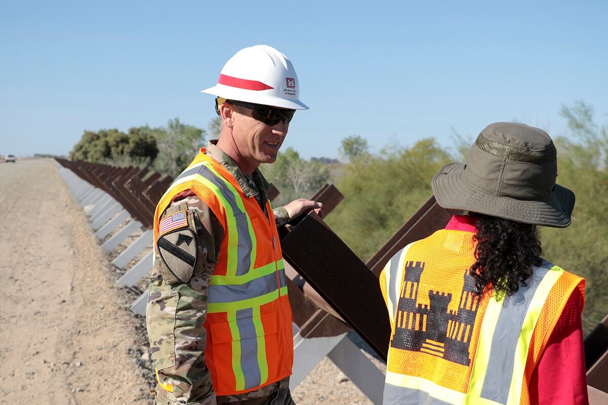 Military Funds Being Used For Border Wall In Arizona New Mexico