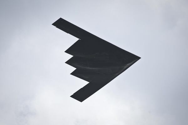 The newest version of the nuclear B61 gravity bomb could be ready to fly aboard U.S. aircraft, like the B-2 bomber seen here, early in the next decade. (Tech. Sgt. Matt Hecht/U.S. Air National Guard)
