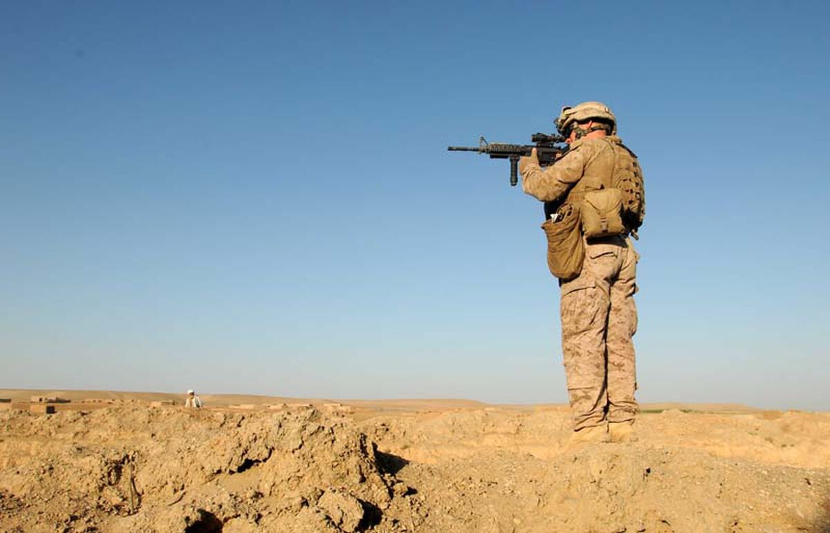 Marines Brave Sniper Fire In Marjah Enemy Target Patrols With