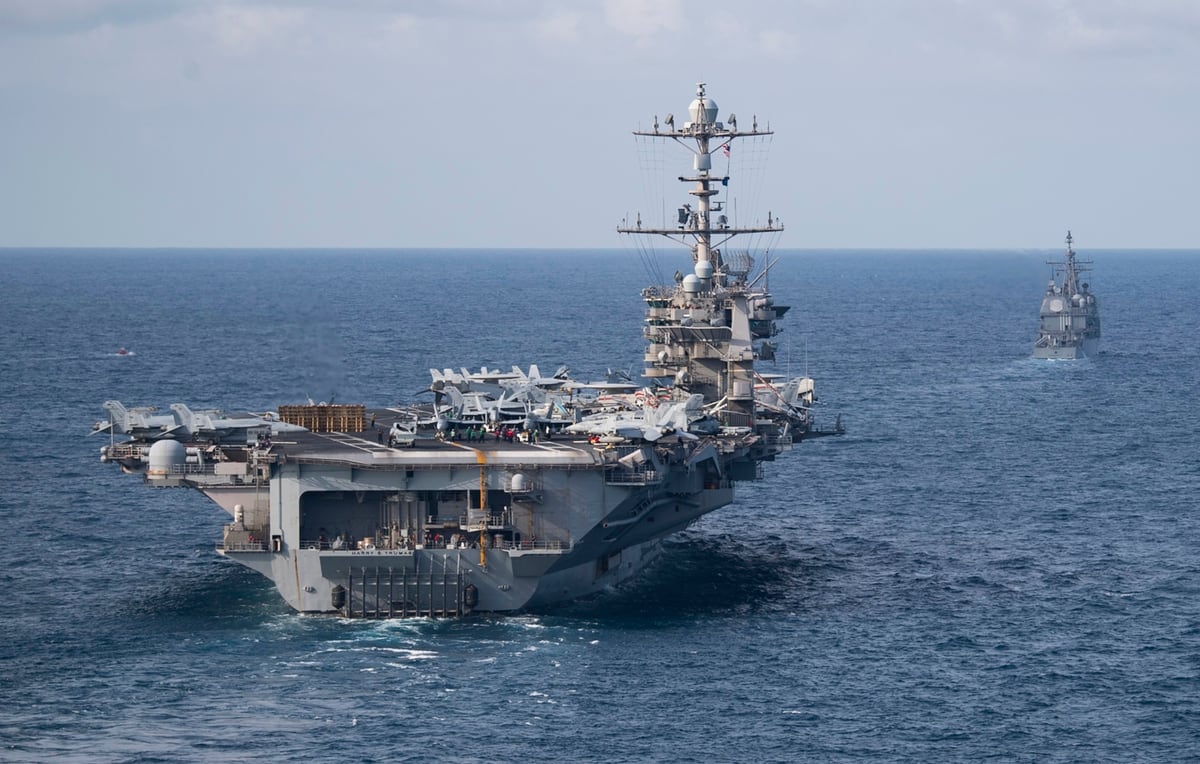 Eyes on Truman – Carrier Strike Group Steadfast and Ready Atlantic Ocean 14 May 2020