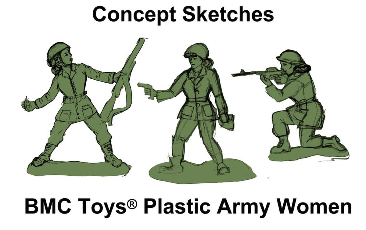Army Men Combat Toy Soldiers Western Gray Green Plastic Figurine Action Figure
