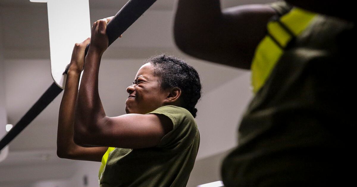 More Women Are Ripping Out Pull Ups But The Corps Overall
