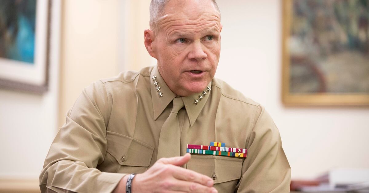 Marine Commandant Details Career Fitness And Tattoo Changes