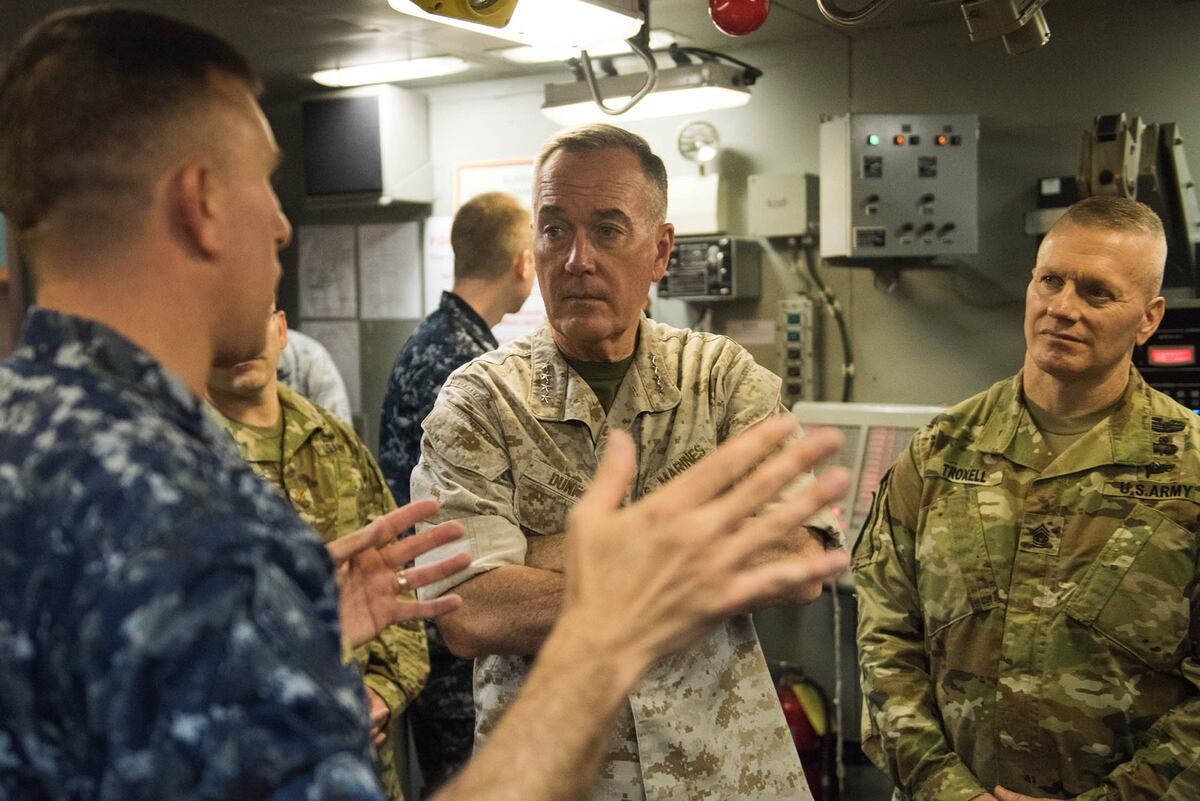Joint camo pattern? Just a rumor, says chairman's top enlisted adviser