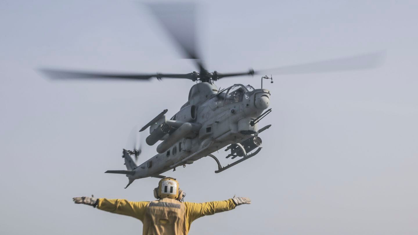 Iranian Navy shines laser at US helicopter during ‘unsafe’ interaction