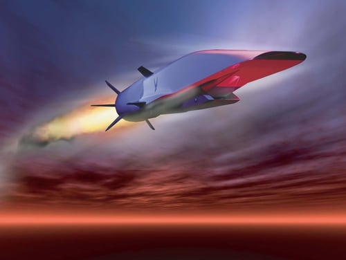 The X-51A Waverider, a U.S. Air Force test program, has successfully shown hypersonic flight is possible. But Russia may have passed the U.S. in this crucial technology. (U.S. Air Force graphic)