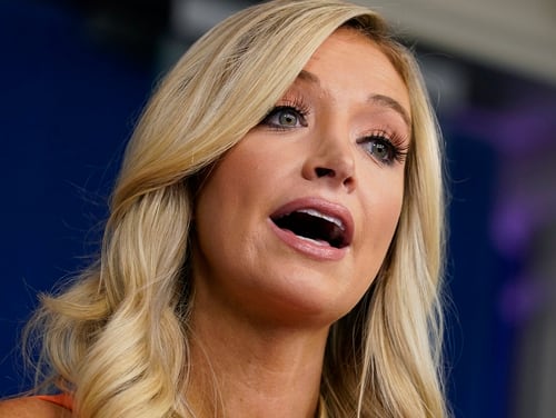 White House press secretary Kayleigh McEnany speaks during a press briefing at the White House, Monday, June 29, 2020, in Washington. (Evan Vucci/AP)