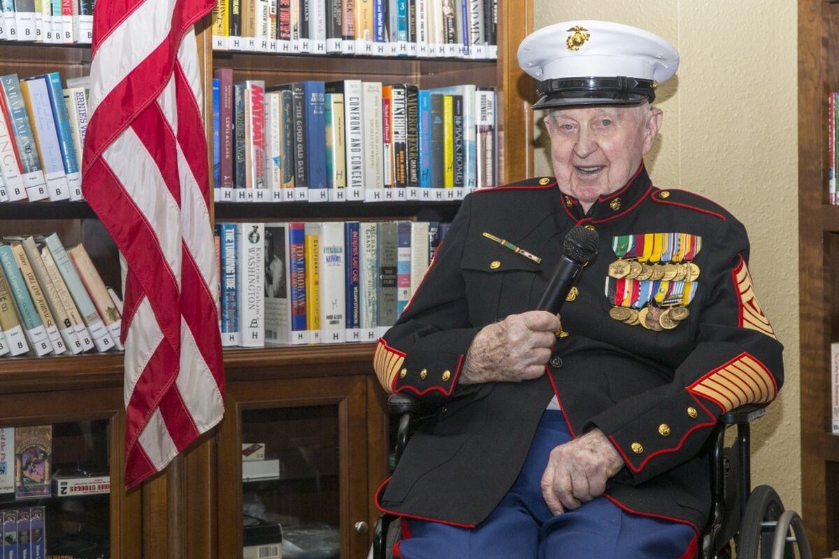 Marine Veteran Who Fought At Iwo Jima Chosin Reservoir