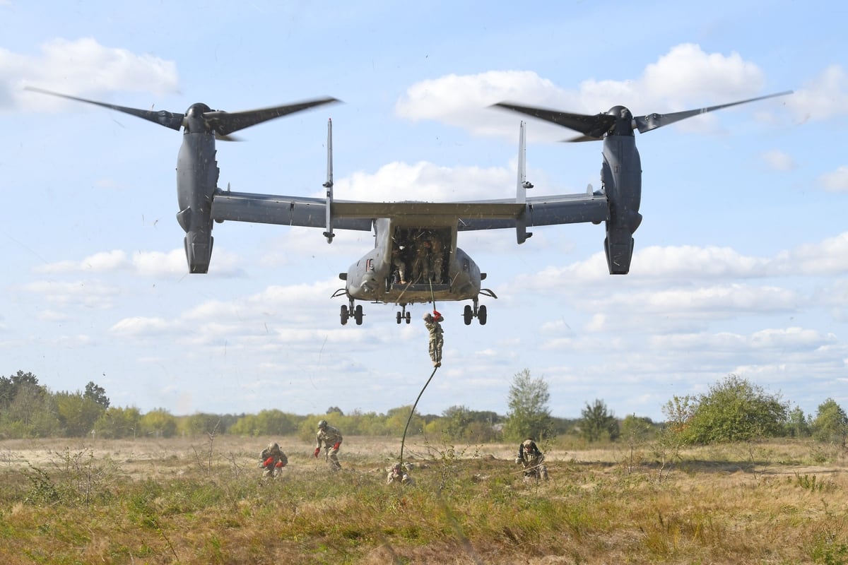 Refueling a CV-22 Osprey • Mid Air • Over Ukraine, September 17 • 2020