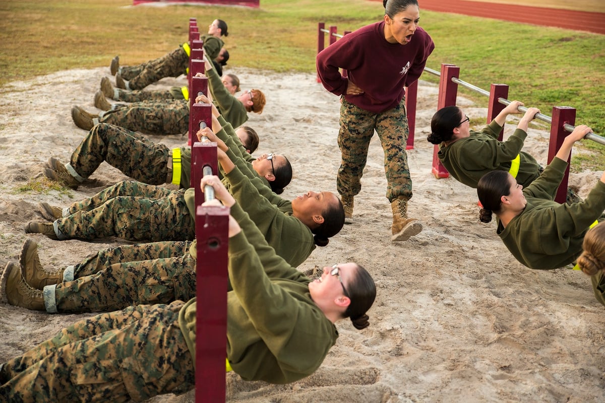 Female recruits, Marines excel at Parris Island amid calls for integration