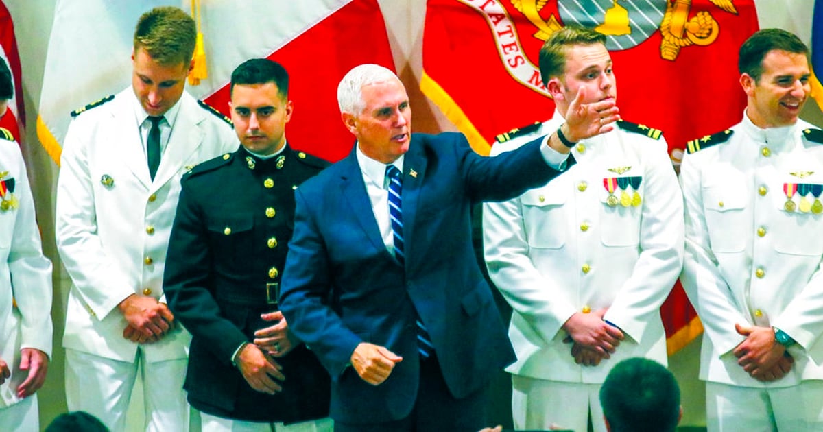 Pence on hand as his Hoosier son receives Wings of Gold