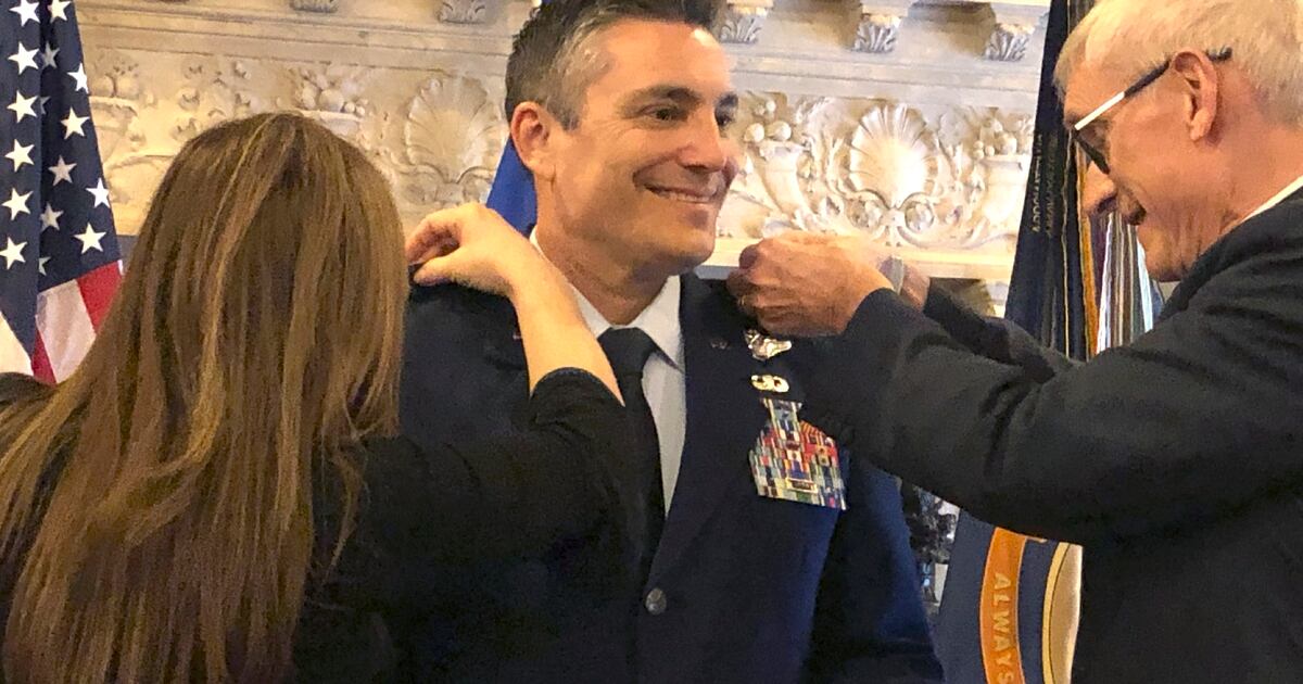 Governor Swears In New Wisconsin National Guard Leader