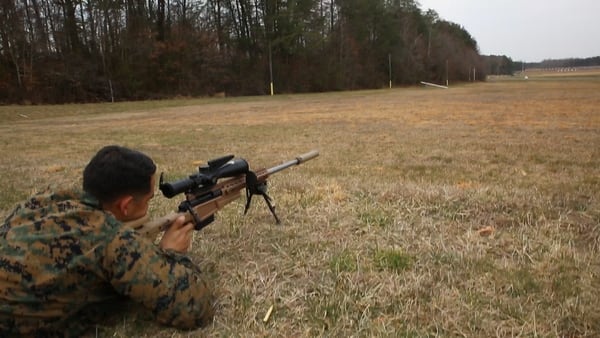 The Marine Corps recently selected the Nightforce Advanced Tactical Riflescope for its newest sniper rifle the Mk 13 Mod 7. (Kristen Murphy/Marine Corps)