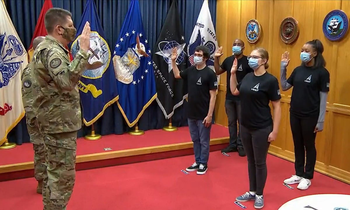 Space Force Gets Its First Recruits