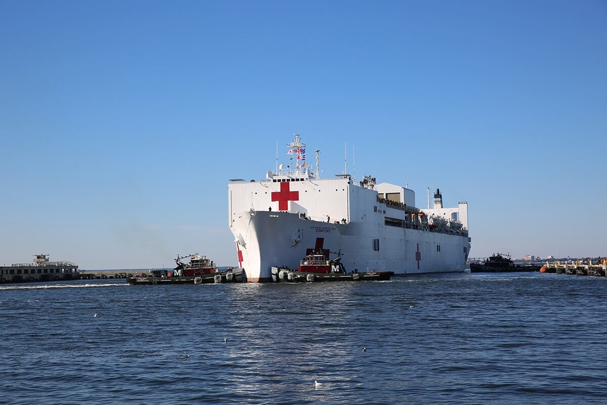 Us Navy Hospital Ship Comfort To Help With Venezuelan Refugees