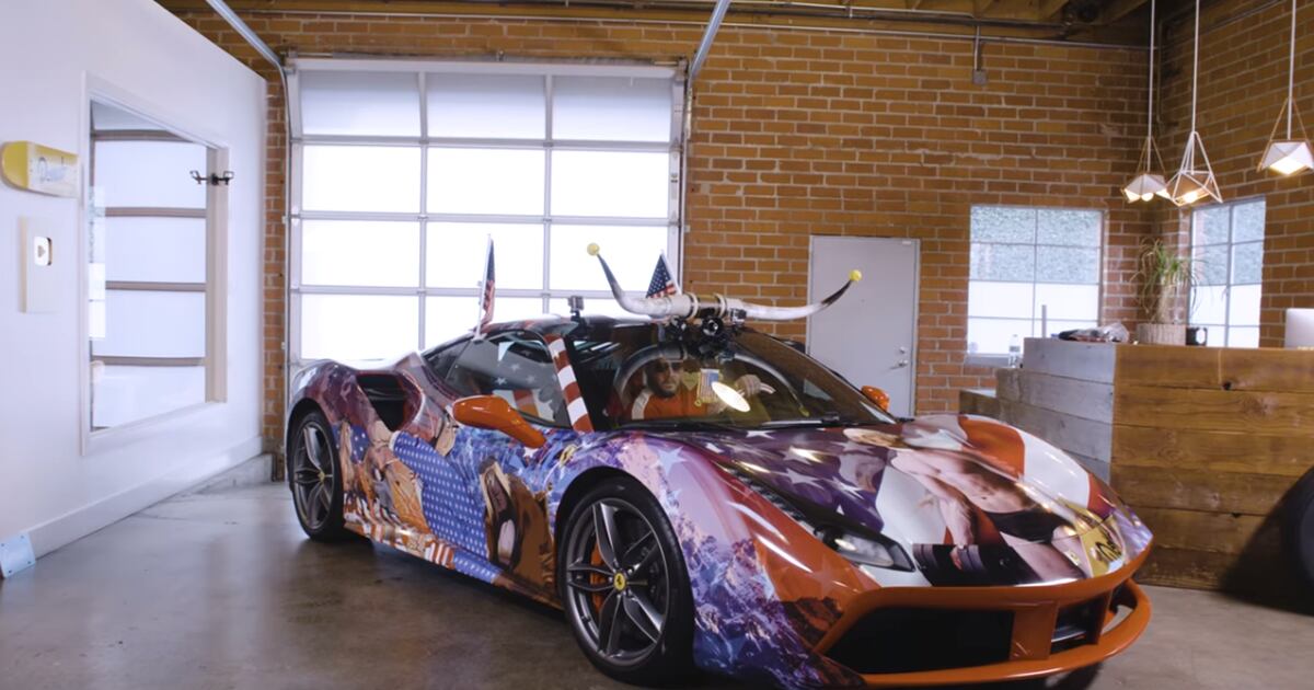 pix Buff Horses Donut see a ferrari ruined for america