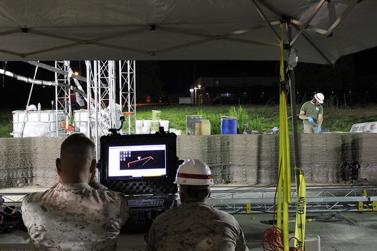 No Sandbags Needed Marines 3d Print A Barracks Room In 40 Hours