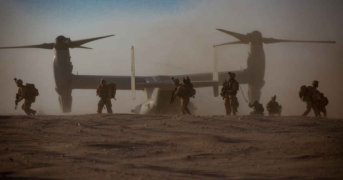Busy deployment sees Marine infantry battalion covering three Middle East war zones