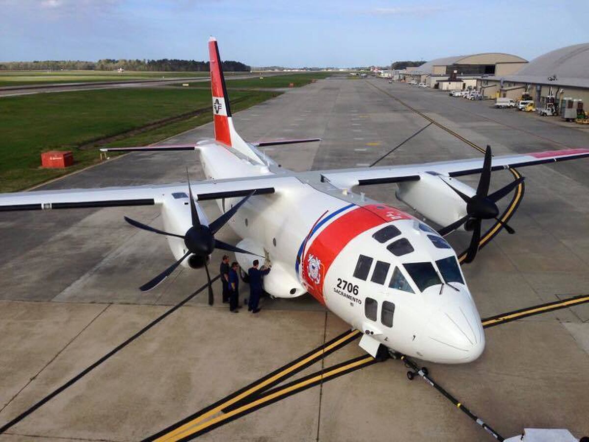 Coast Guard plane clips runway at San Francisco airport