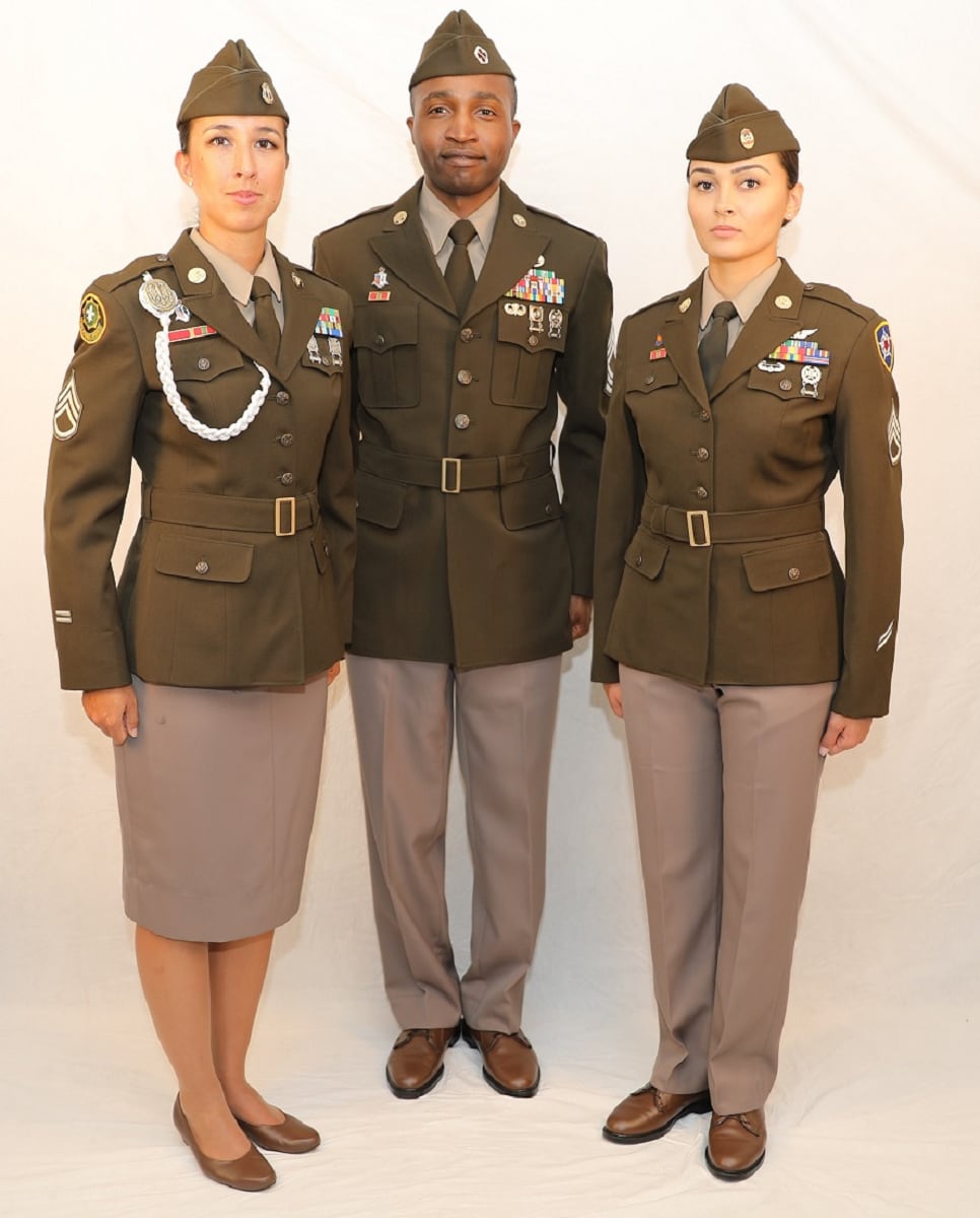 green and pink army dress uniform USAMM main image 0