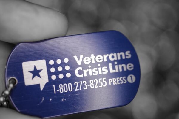 The Veteran's Crisis Line -- available to veterans, troops and their families -- operates 24 hours a day, seven days a week. (Zachary Hada/Air Force)