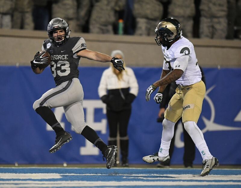 McVey's 4 TDs helps Air Force beat Colorado State, 4946