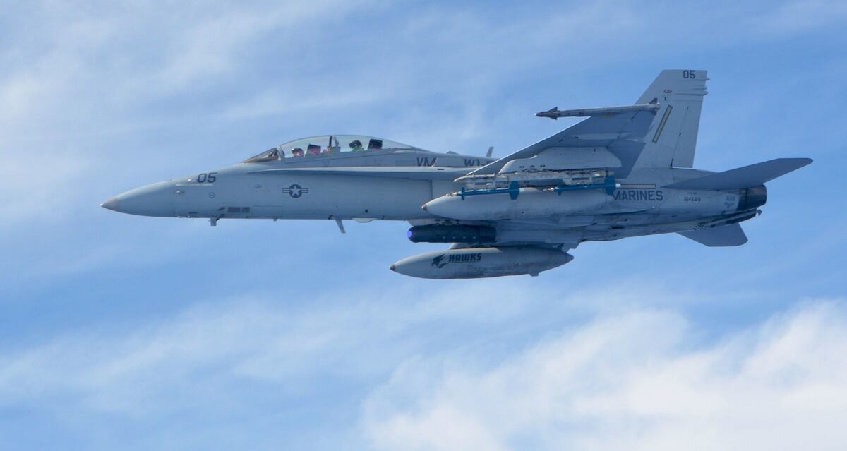 Marine Corps Planes Perform Annual July 4 Patriotic Military
