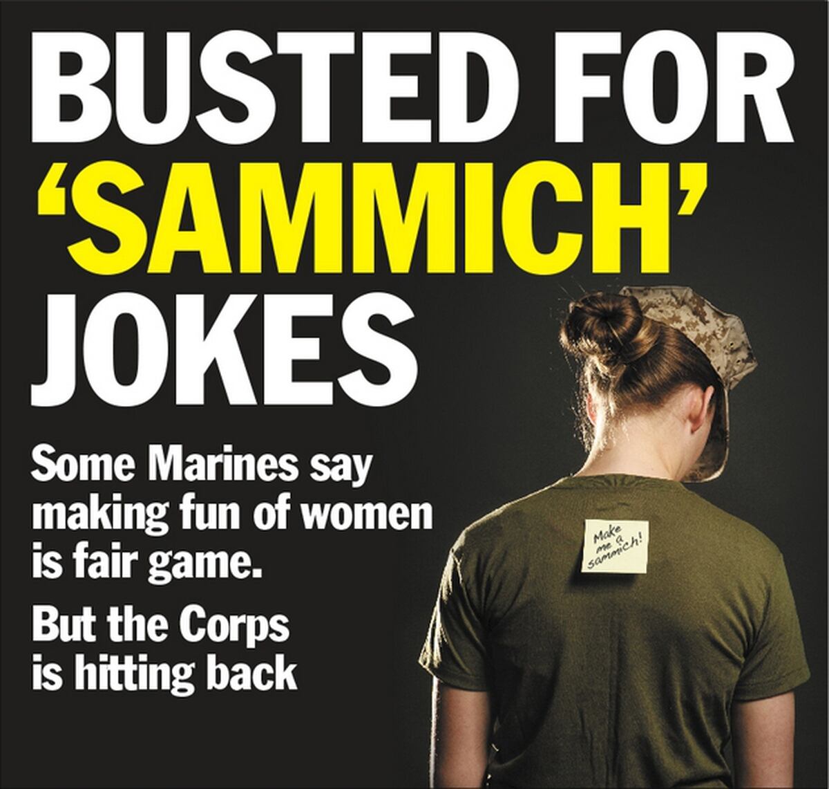 Humor or harassment? Marine Corps leadership targets salty ...