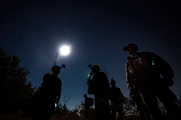 Students from the Infantry Officer Course at Marine Corps Base Quantico, Virginia, completed a 
