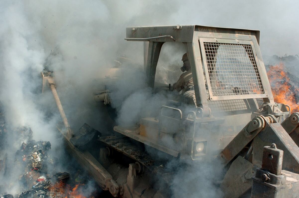 New Burn Pit Report Lung Disease High Blood Pressure Common In