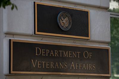 The Department of Veterans Affairs building is seen in Washington on July 22, 2019.