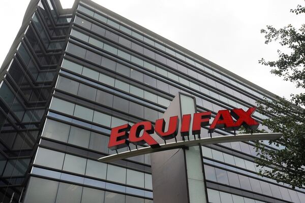 This July 21, 2012, photo shows Equifax Inc., offices in Atlanta. Credit monitoring company Equifax says a breach exposed social security numbers and other data from about 143 million Americans. The Atlanta-based company said Thursday, Sept. 7, 2017, that 