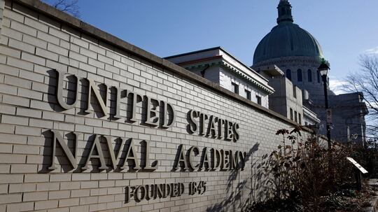 Traditional academy events surrounding commissioning of new officers have been suspended for the Class of 2020. (Patrick Semansky/AP)