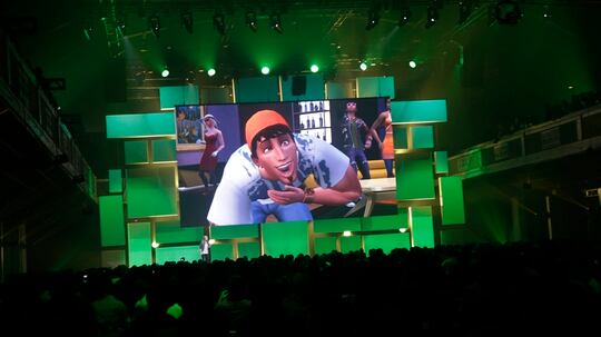 A screen shot from one of 