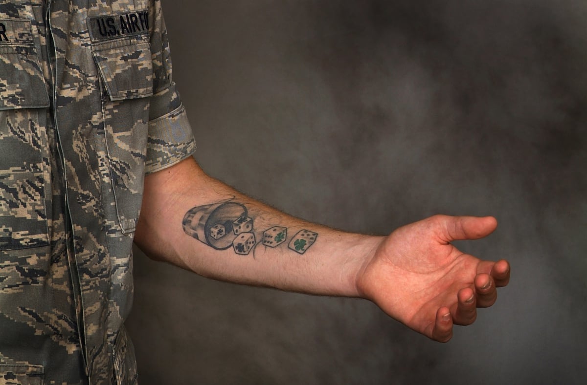 1. Air Force Hand Tattoo Designs - wide 2