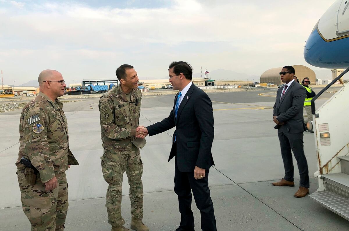 Esper Says Reduction Of American Forces In Afghanistan Relies On A Peace Agreement With Taliban