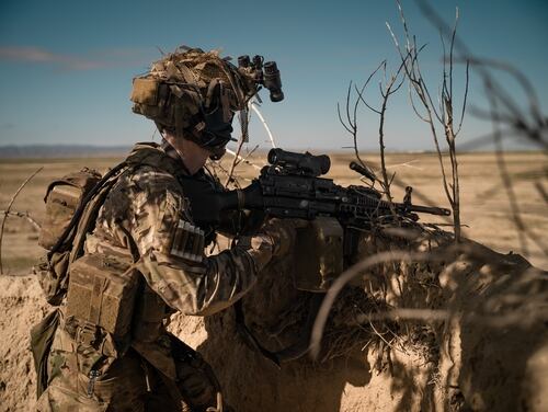 U.S. special operations troops in southeast Afghanistan, April 2019. (Sgt. Jaerett Engeseth/Army)