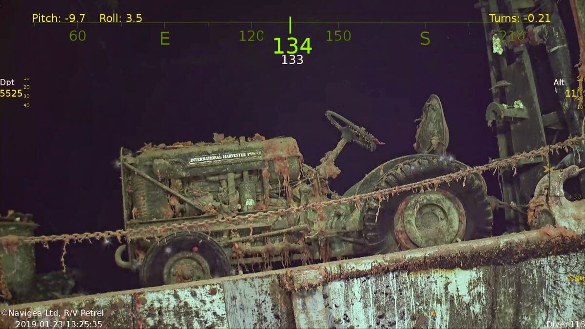 Sunken Aircraft Carrier Hornet Best Known For Doolittle