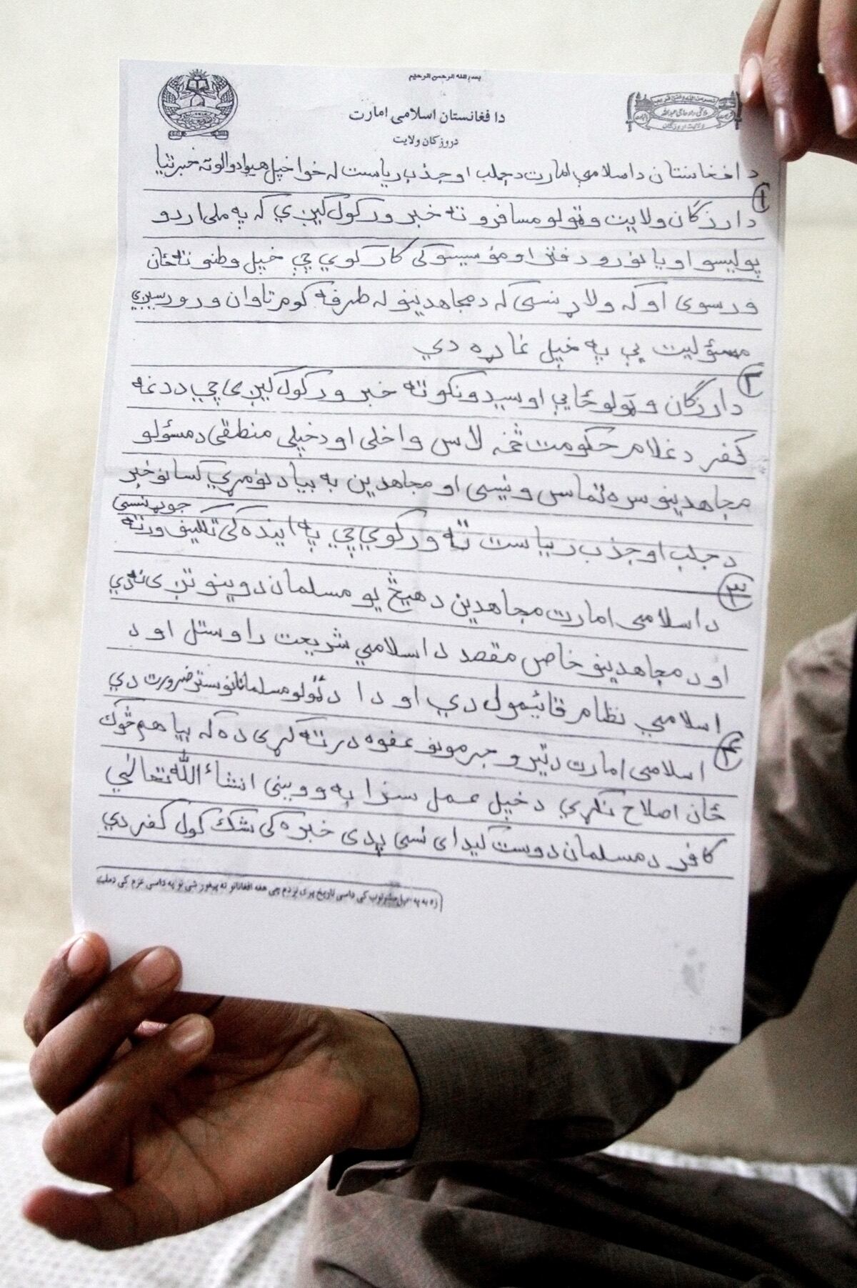 Afghans seeking asylum buy fake Taliban threat letters