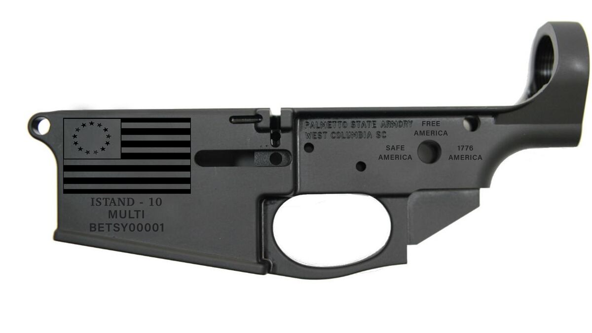 This Betsy Ross Inspired Ar 15 Lower Receiver Will Show Your