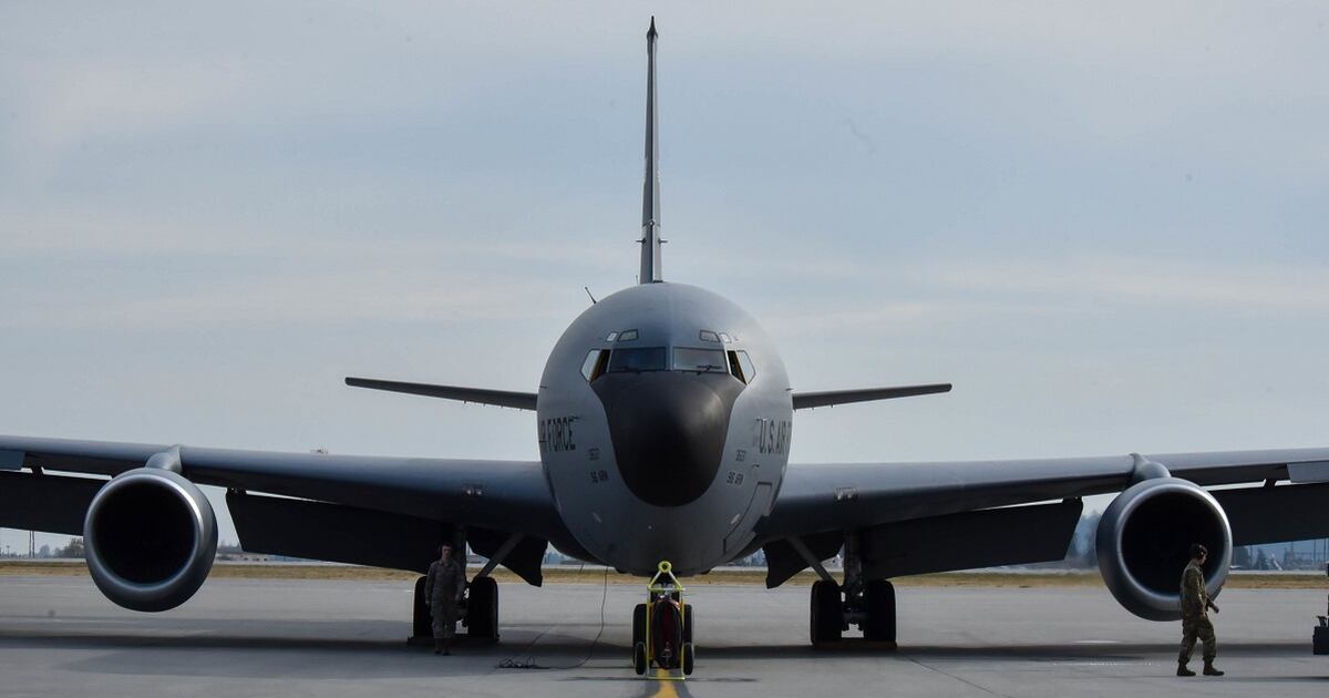 First of 12 additional KC135s arrives at Fairchild