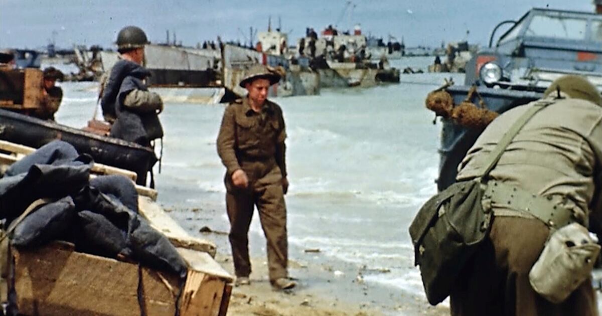 Rare Color Footage Brings D Day Memories Alive 75 Years On