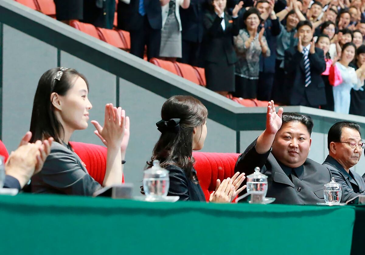 kim jong un s sister back in public eye