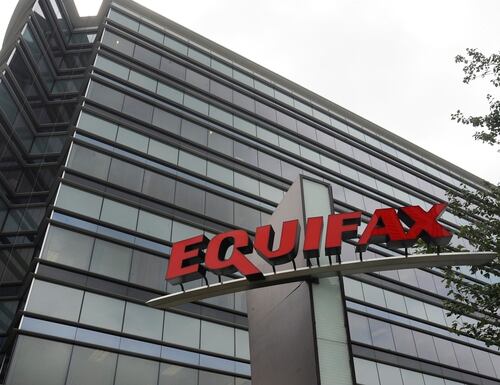 This July 21, 2012, photo shows Equifax Inc., offices in Atlanta. Credit monitoring company Equifax says a breach exposed social security numbers and other data from about 143 million Americans. The Atlanta-based company said Thursday, Sept. 7, 2017, that 
