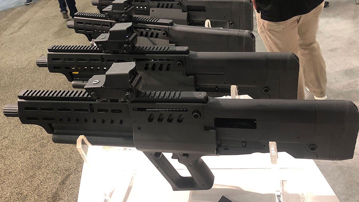 bullpup ts 12 shotgun is a sci fi beast